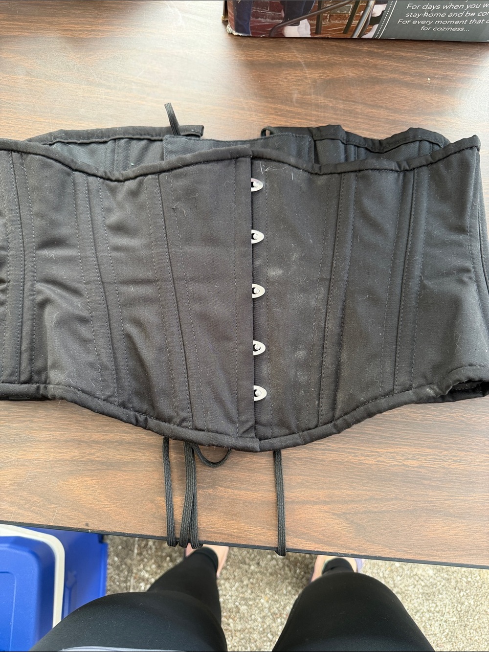EGO Black Waist Corset Top
